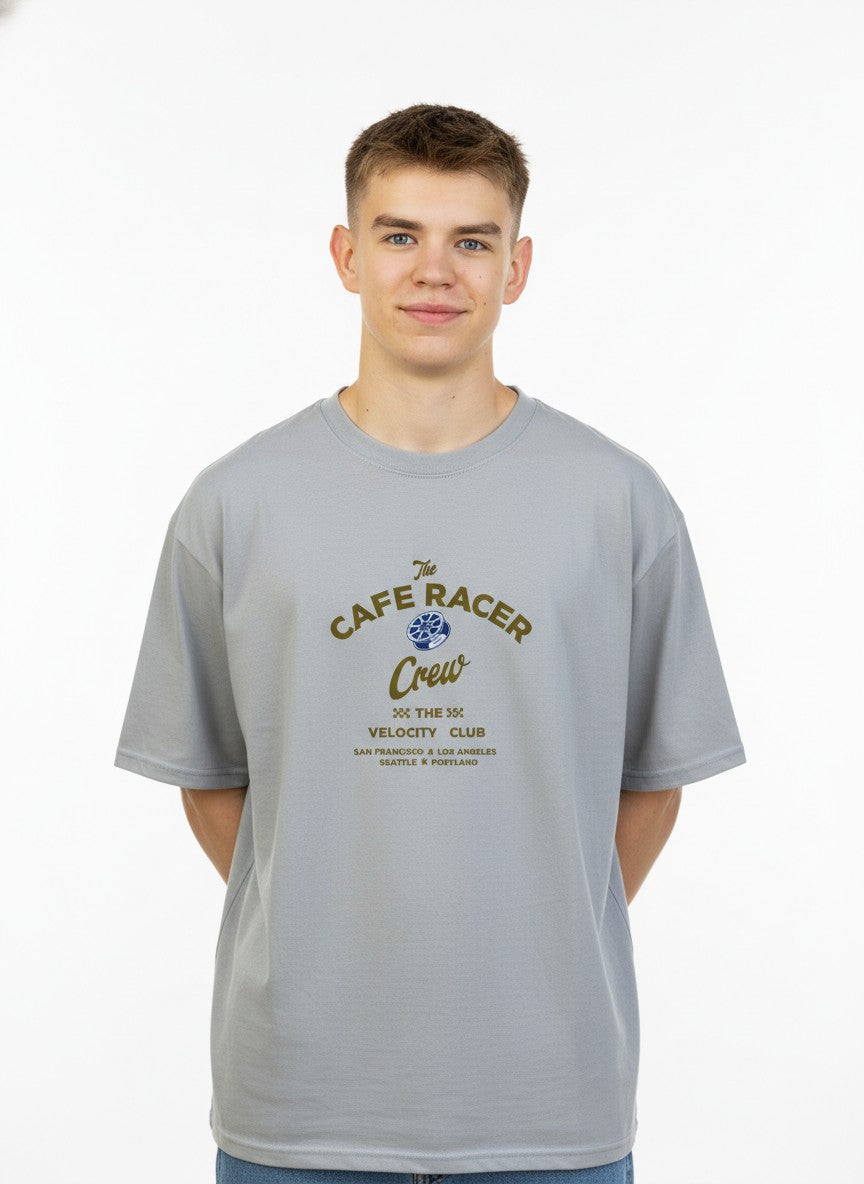 Men Oversized Cotton Printed T-Shirt