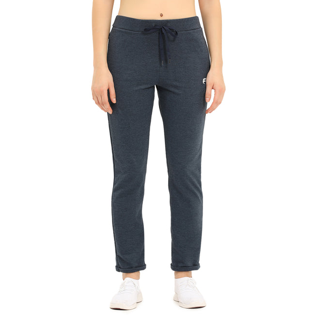 Women Navy Ankle Length Track Pant