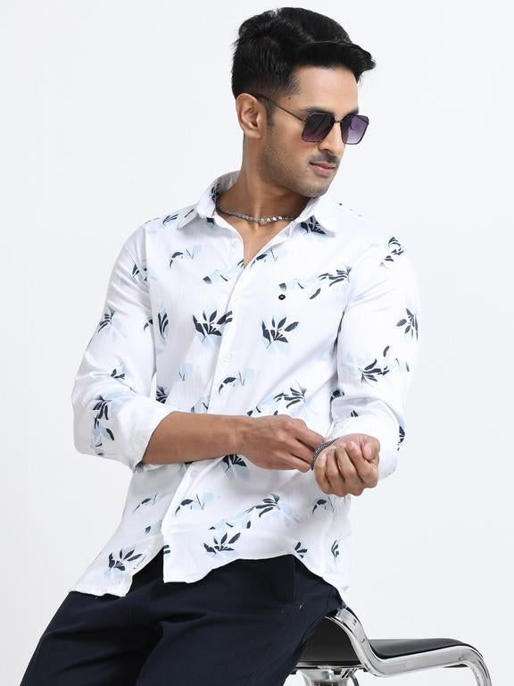 Men Premium Printed Casual Shirt
