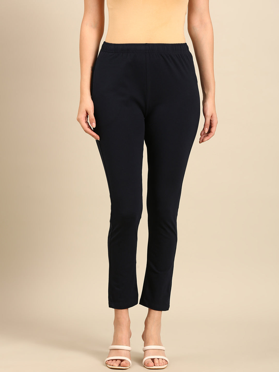 Women Navy Casual Pants