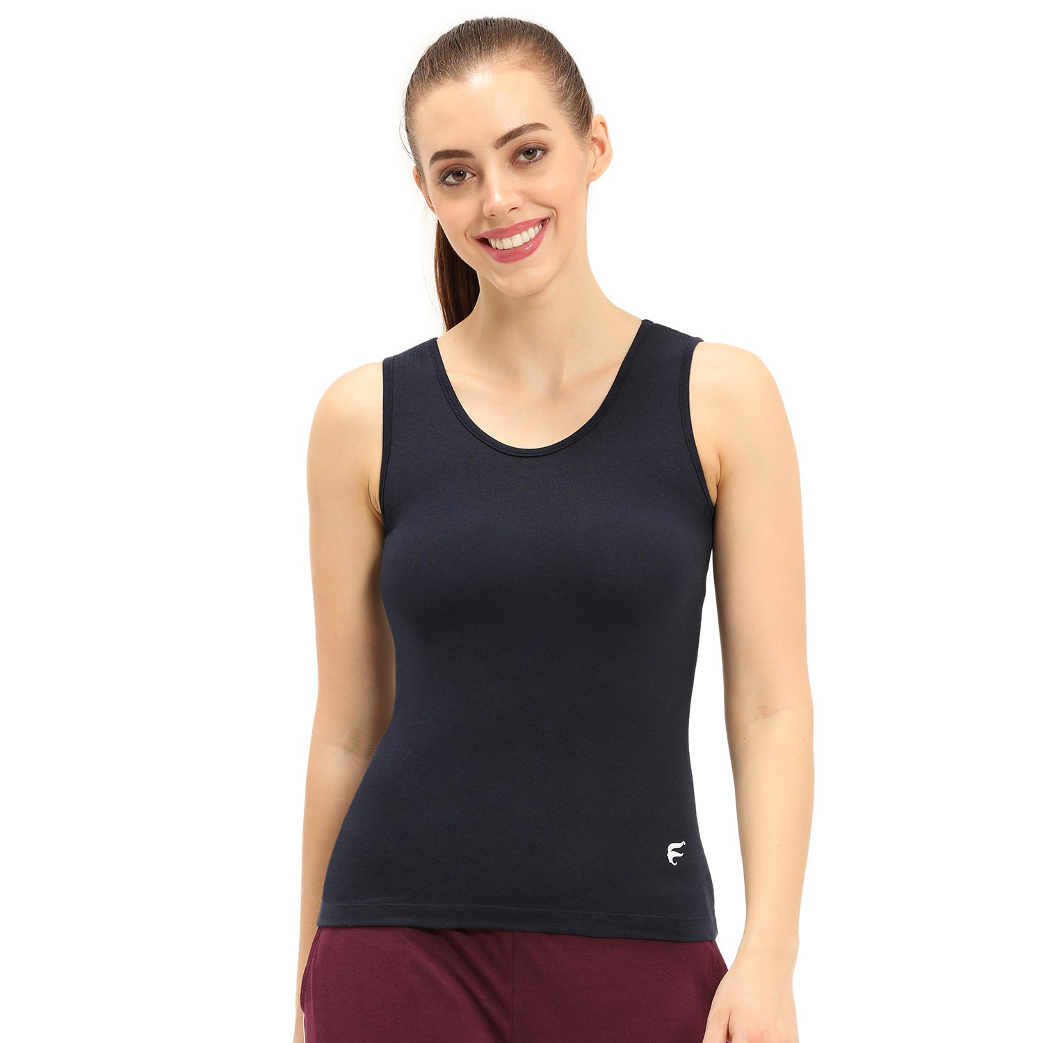Regular Fit U-Neck Short Length Tank Top