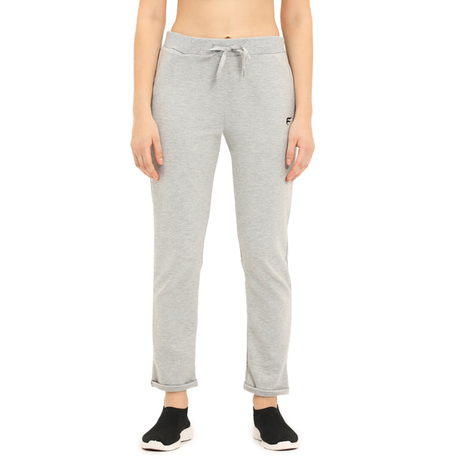 Women Grey Ankle Length Track Pant