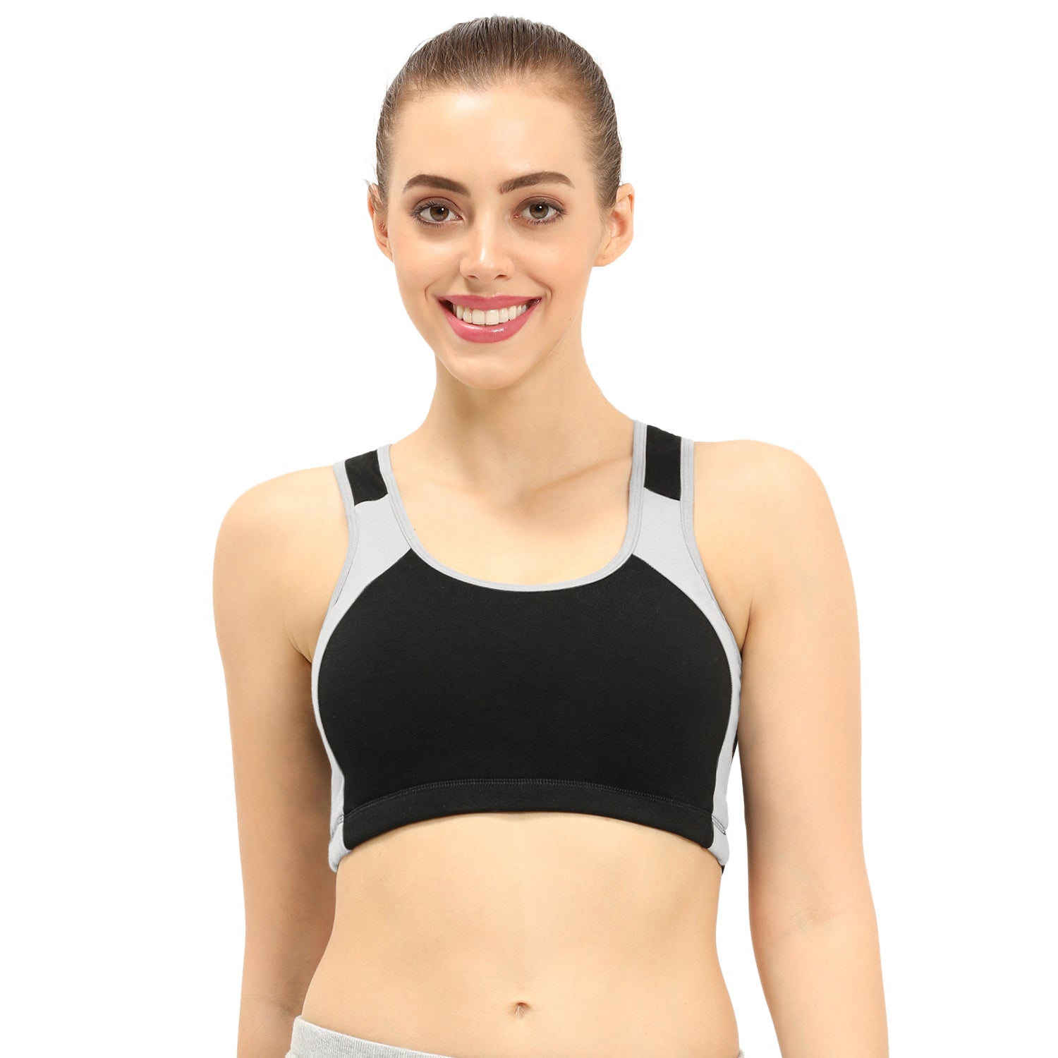 Padded Non-Wired Full Coverage Sports Bra