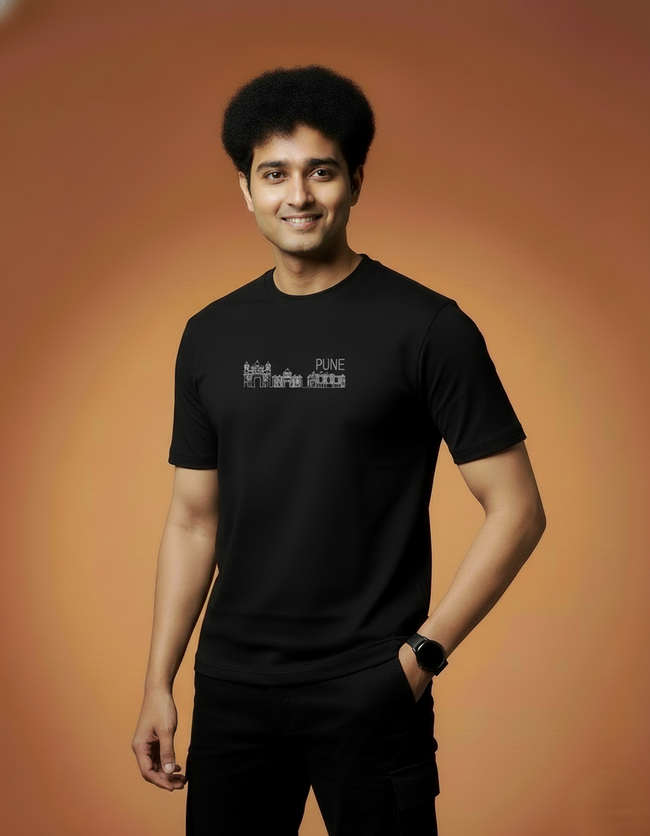 Men Printed Regular Cotton T-Shirt