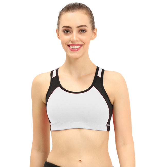 Padded Non-Wired Full Coverage Sports Bra