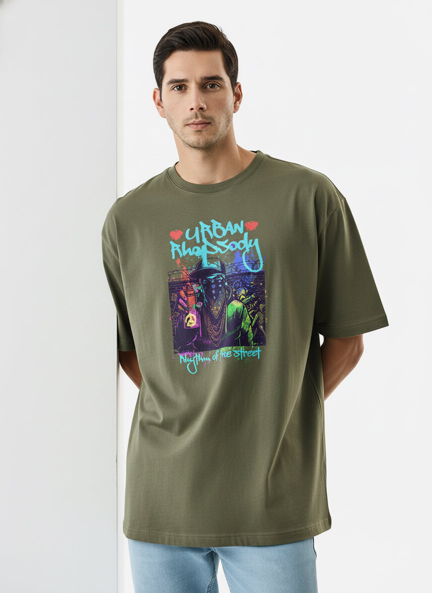 Men Oversized Cotton T-Shirt