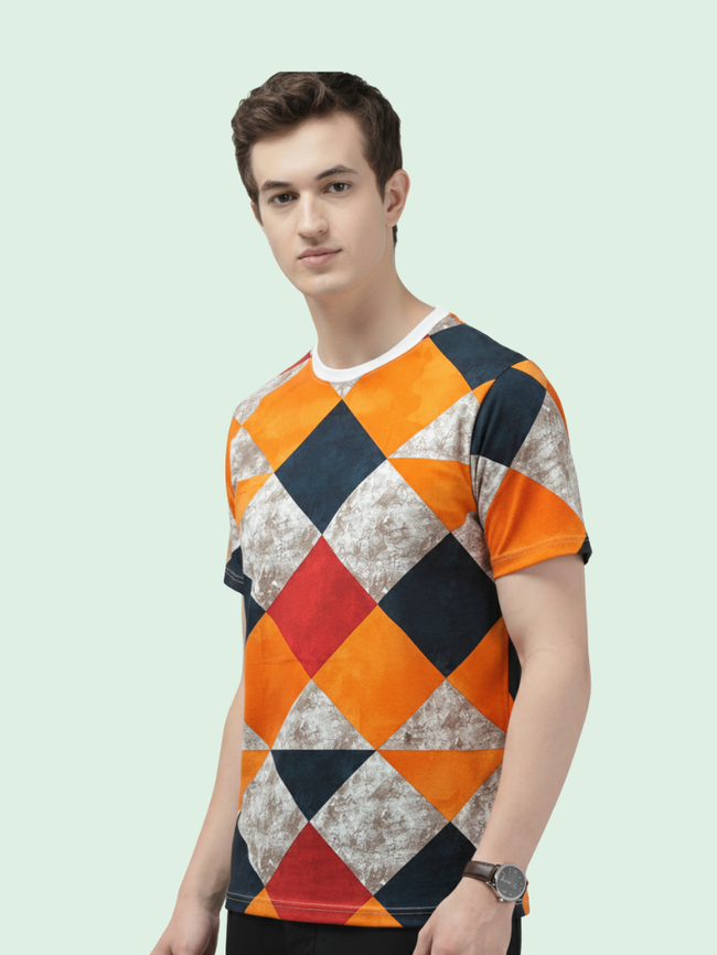 Men All-Over Cotton T-Shirt