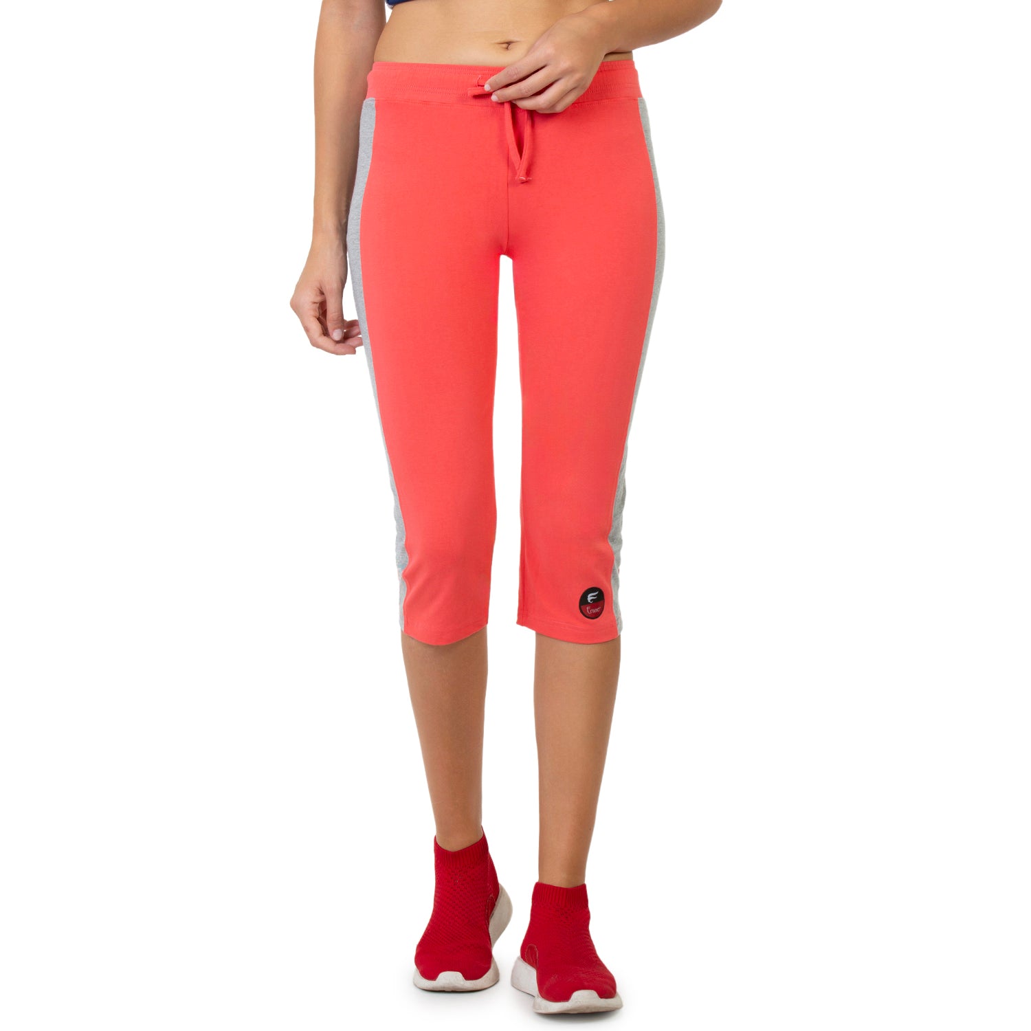 Women 3/4th Contrast Capri