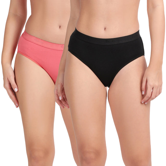 Medium Rise 3/4th Coverage Hipster Pack Of 2