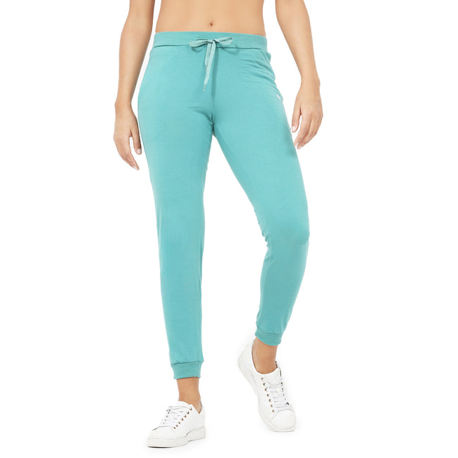 Women Blue Ankle Length Jogger Pant
