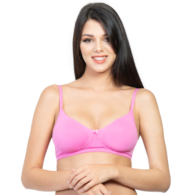 Non-Padded Non-Wired 3/4th Coverage T-Shirt Bra