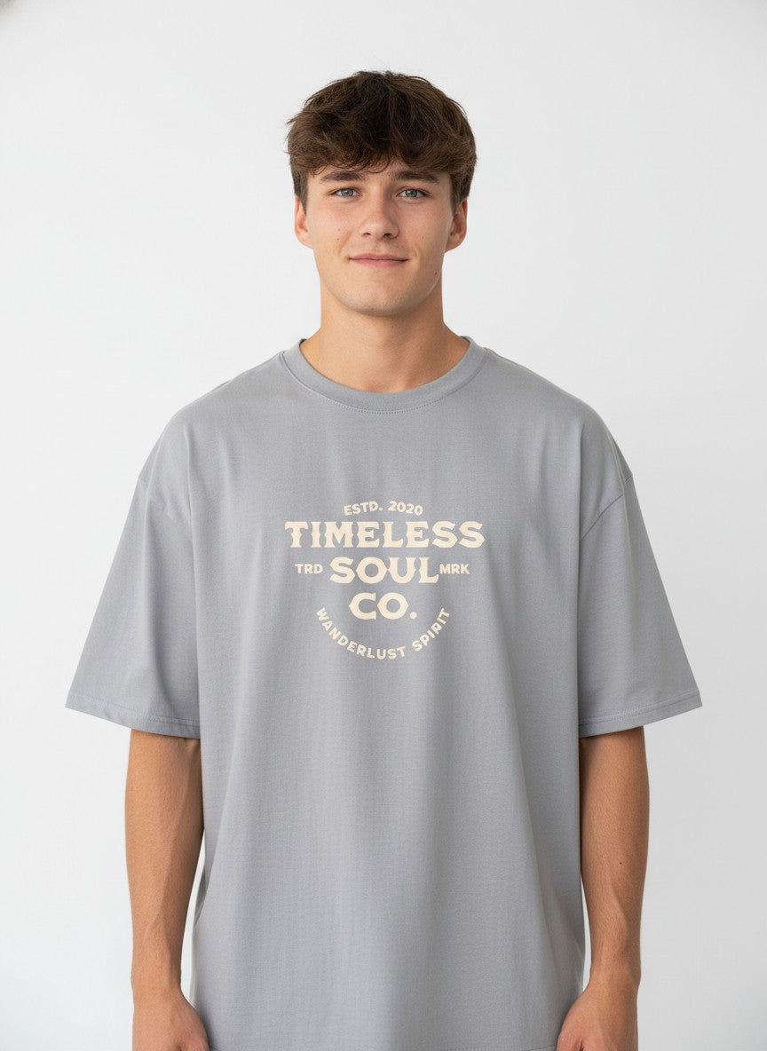 Men Oversized Cotton Printed T-Shirt