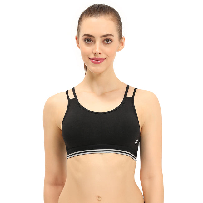 Padded Non-Wired Full Coverage Sports Bra
