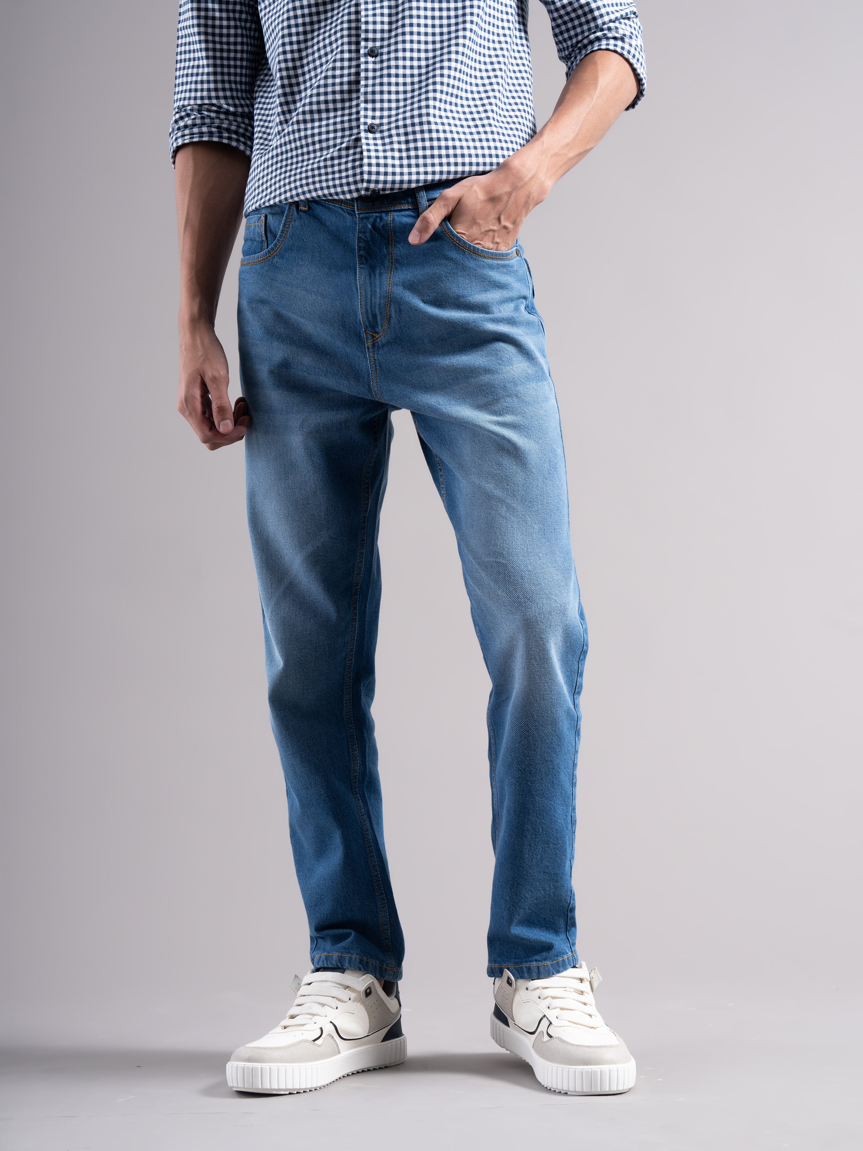 Men Blue Regular Fit Jeans