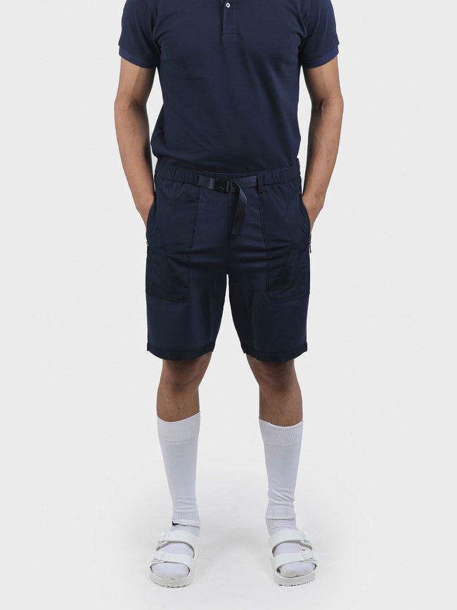 Men Gunmetal Buckle Shorts