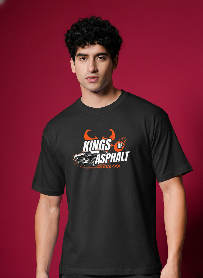 Men Round Neck Cotton T-Shirt