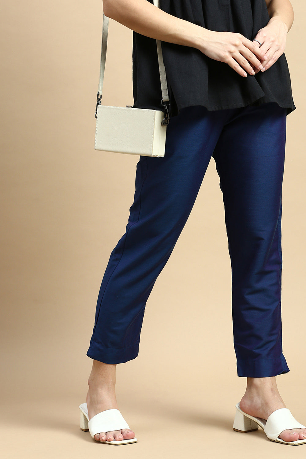 Women Teal Festive Pants