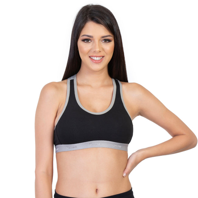 Non-Padded Non-Wired Full Coverage Sports Bra