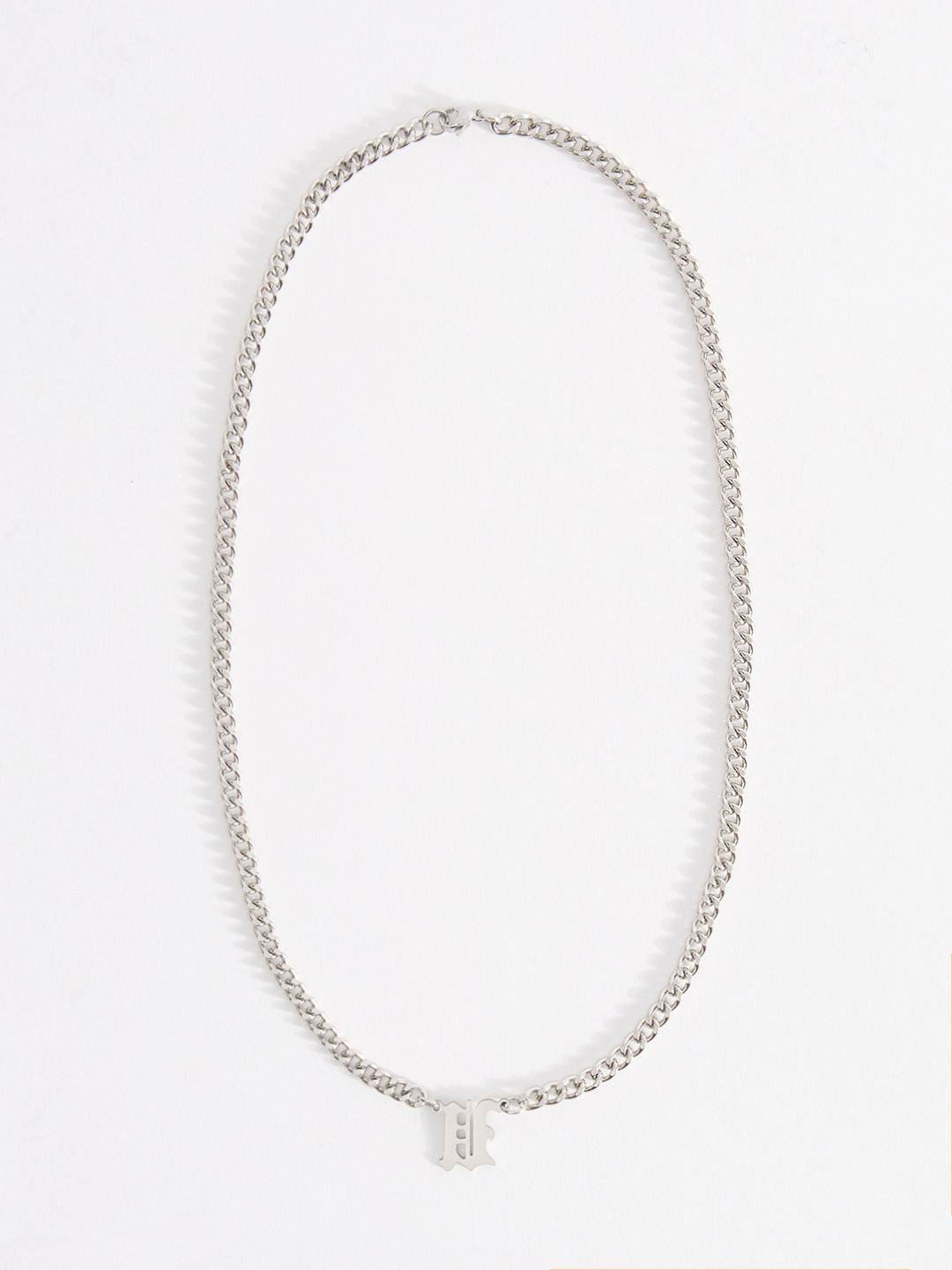 Men Stainless Steel Chain With Pendant and Lobster Closure
