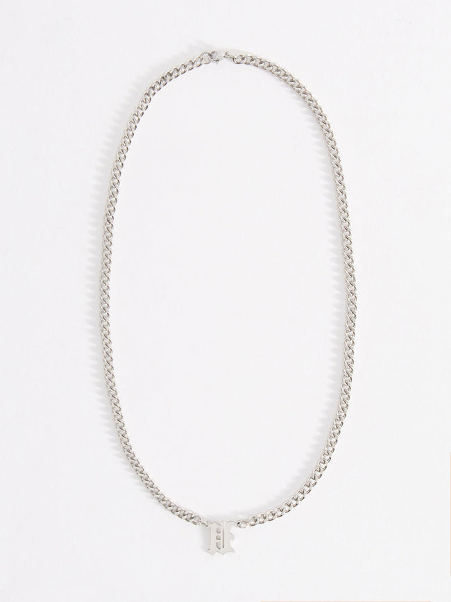 Men Stainless Steel Chain With Pendant and Lobster Closure