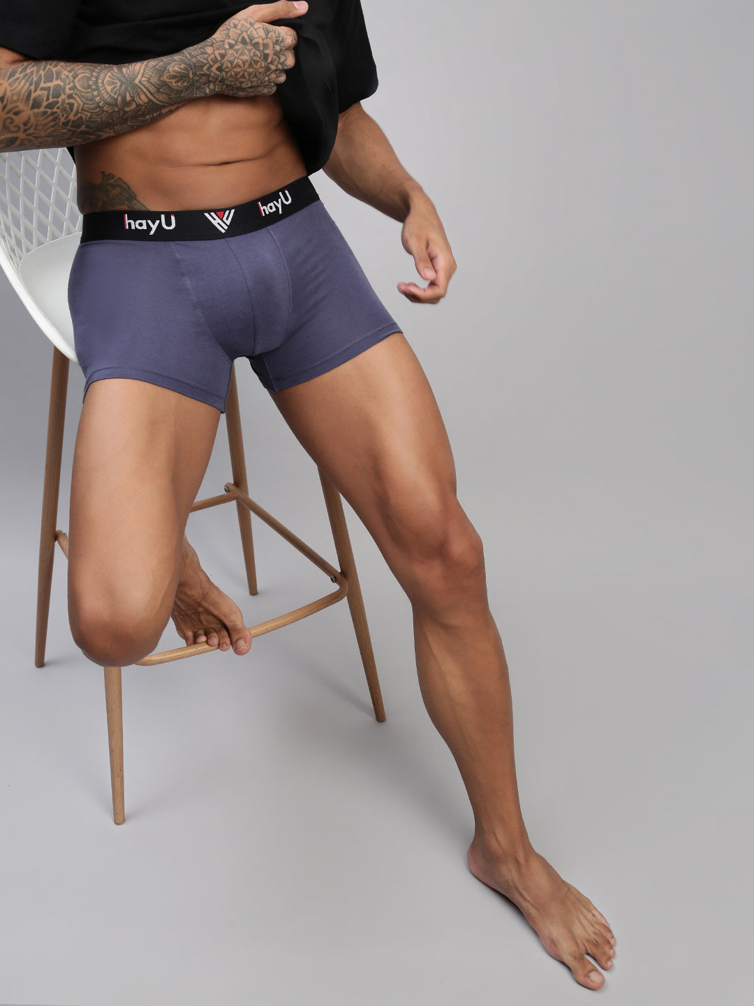 Men Pack of 2 Cotton Elastane Trunks