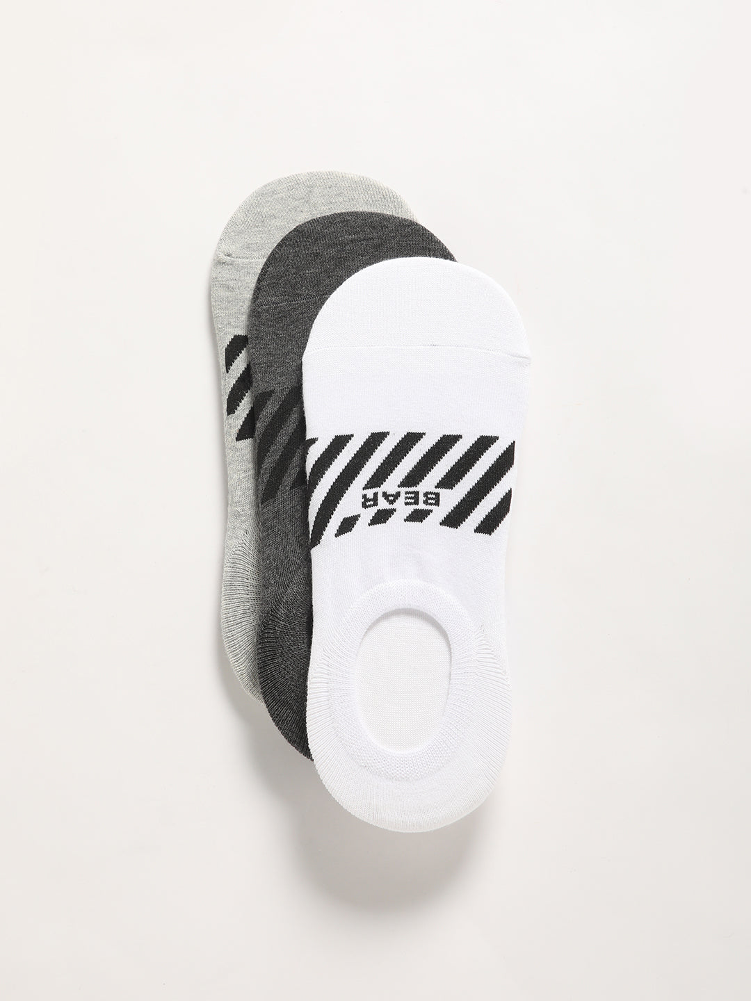 Men Pack of 3 Striped Ankle Length Socks
