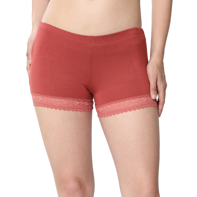 Women Maroon Ultralight Hot Shorts