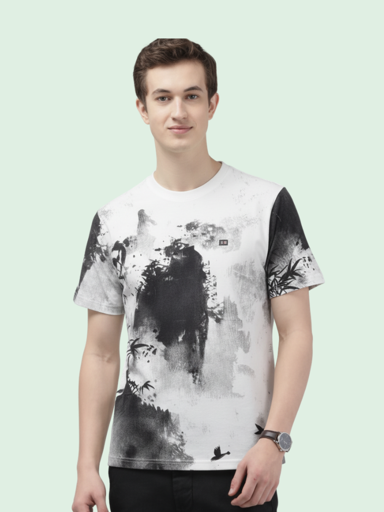 Men All-Over Cotton T-Shirt