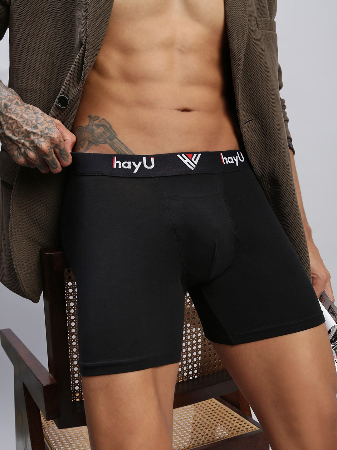 Men Cotton Elastane Boxer briefs