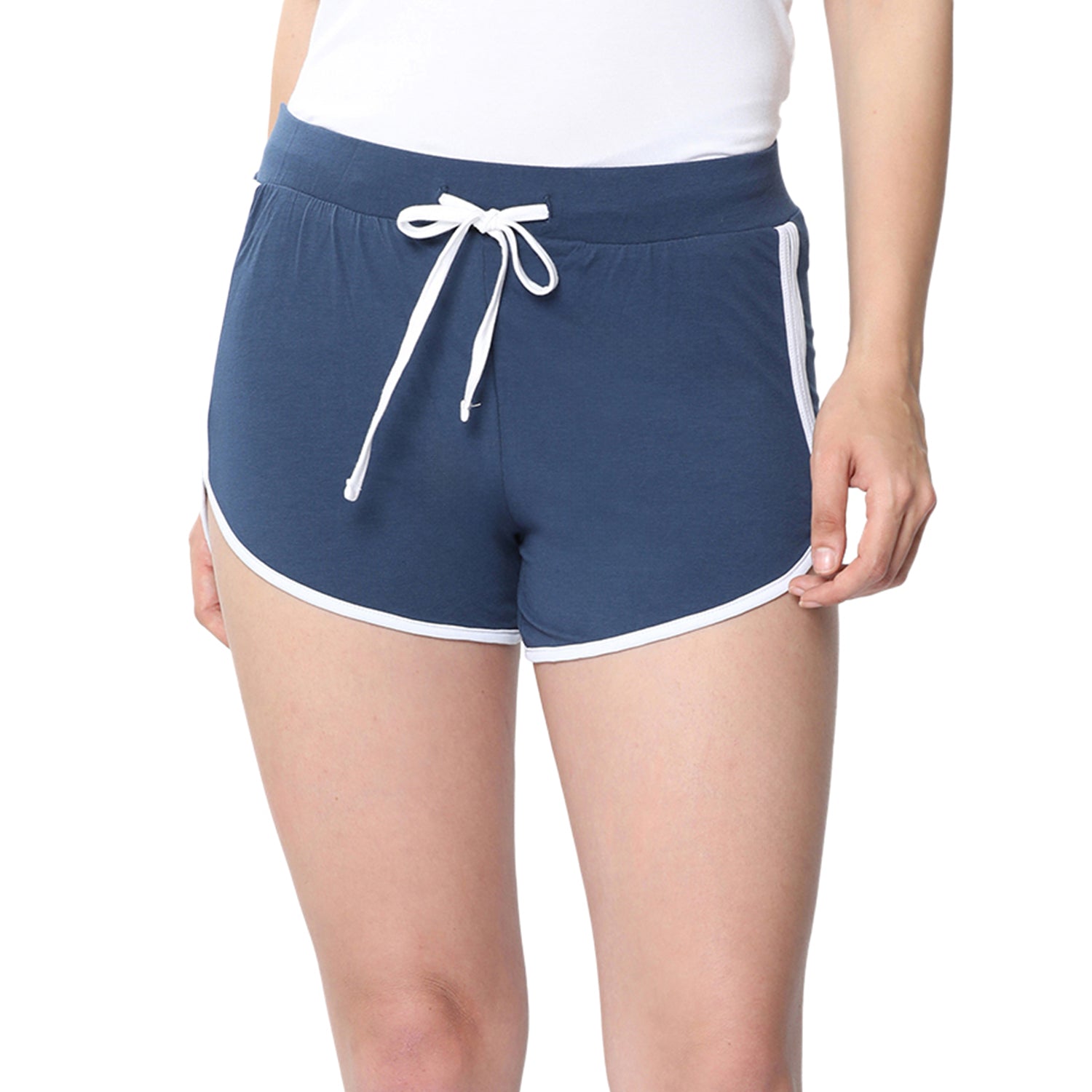 Women Relaxed Fit Dolphin Shorts