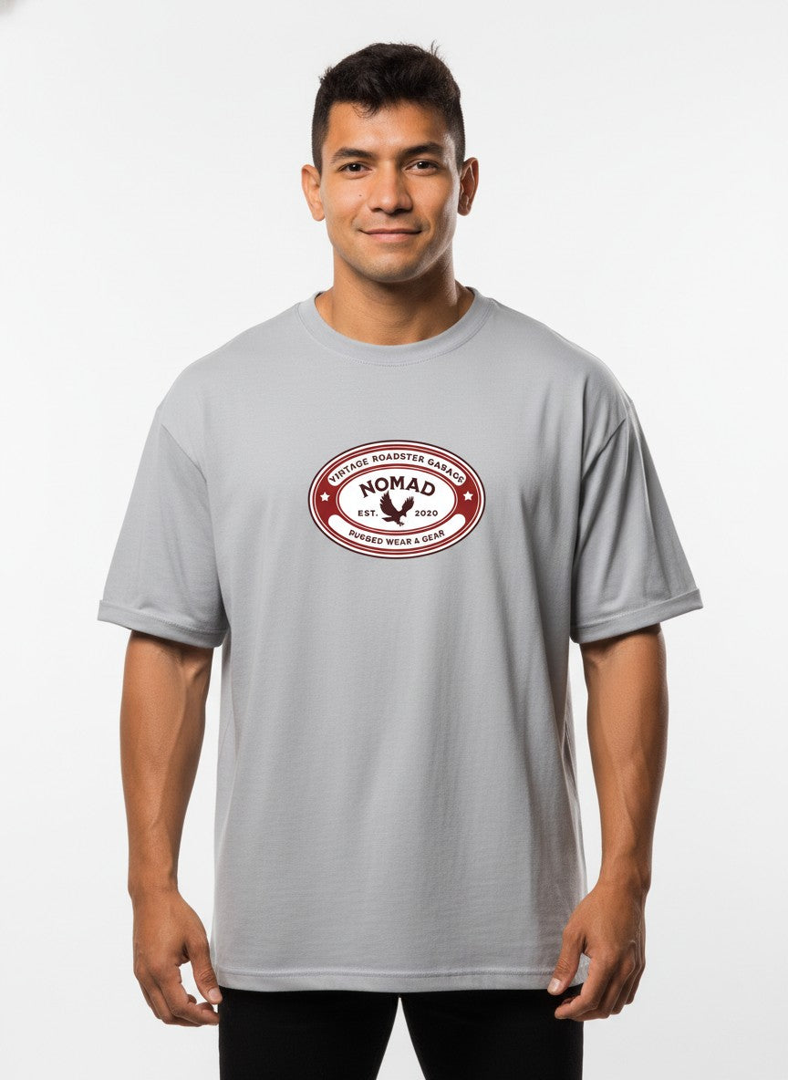 Men Oversized Cotton Printed T-Shirt