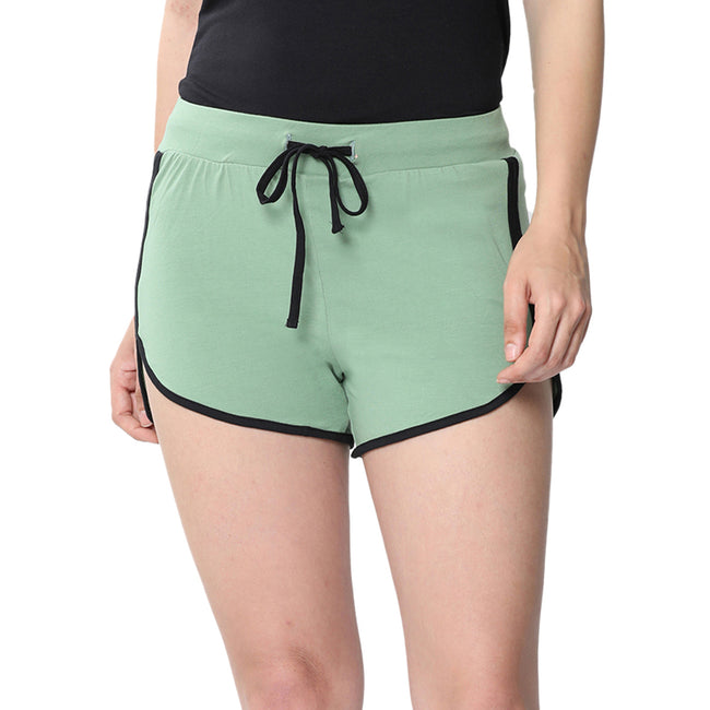 Women Relaxed Fit Dolphin Shorts