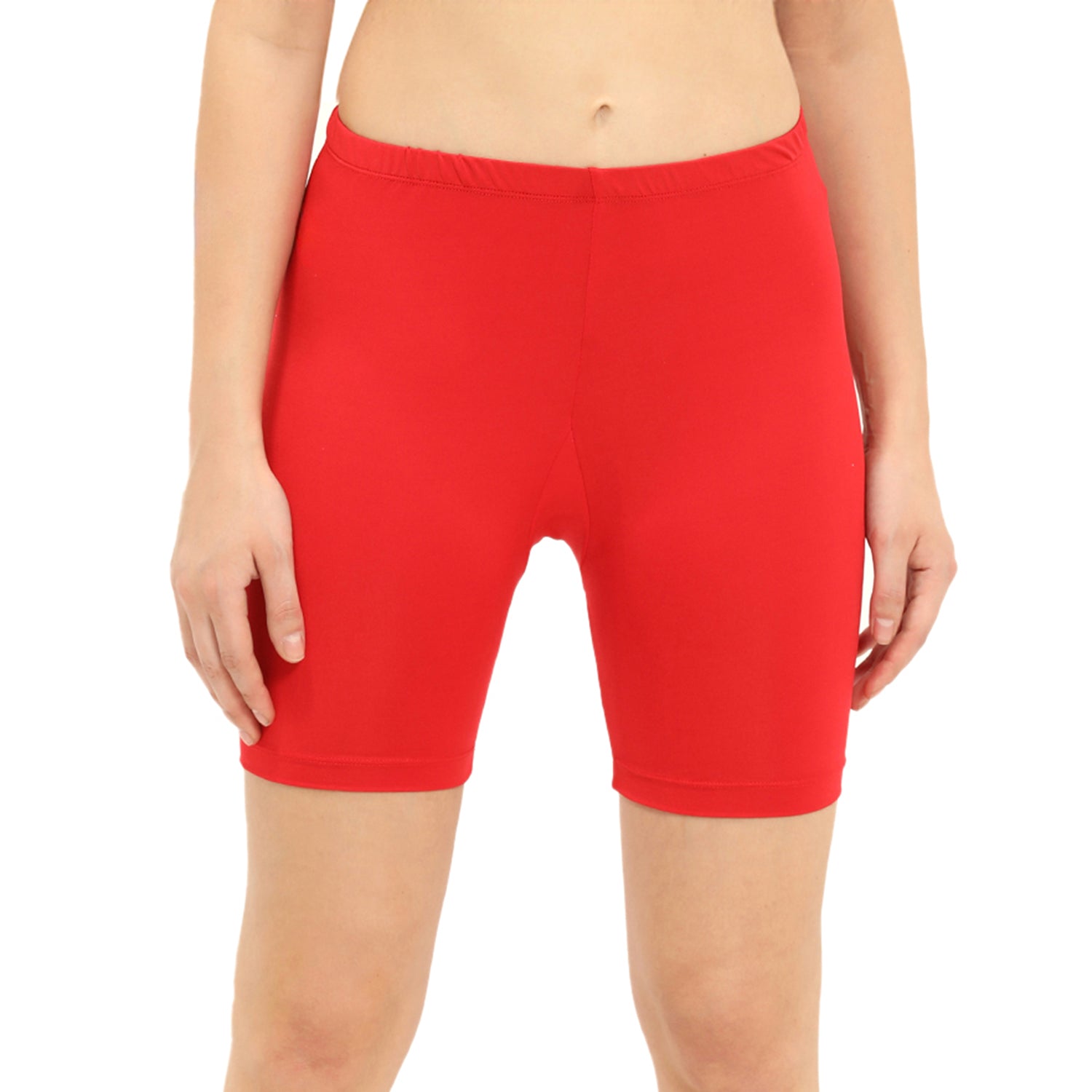Women Red Cycling Shorts
