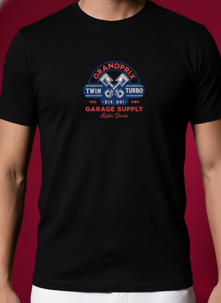 Men Round Neck Cotton T-Shirt