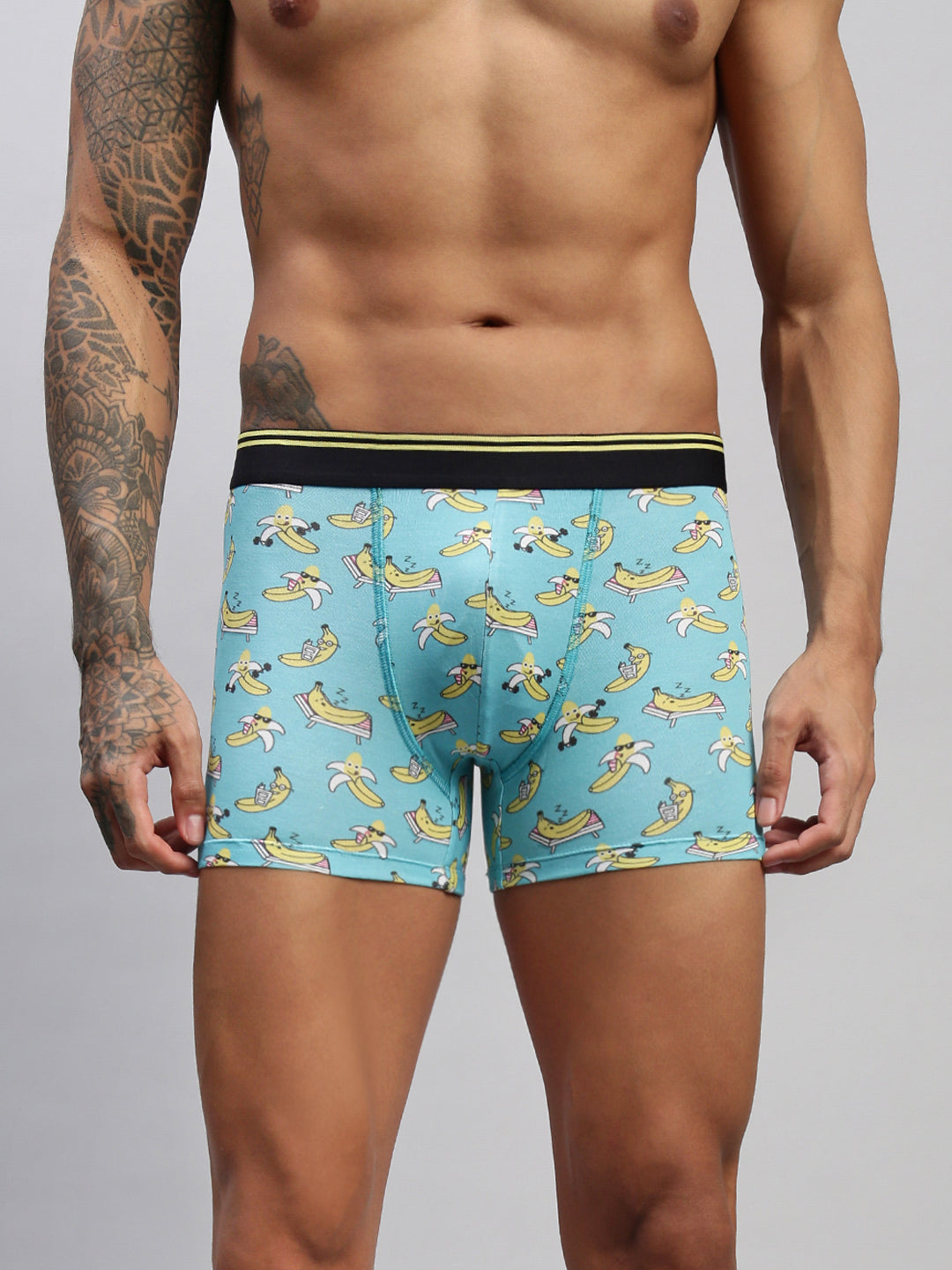 Men Banana Modal Printed Trunks