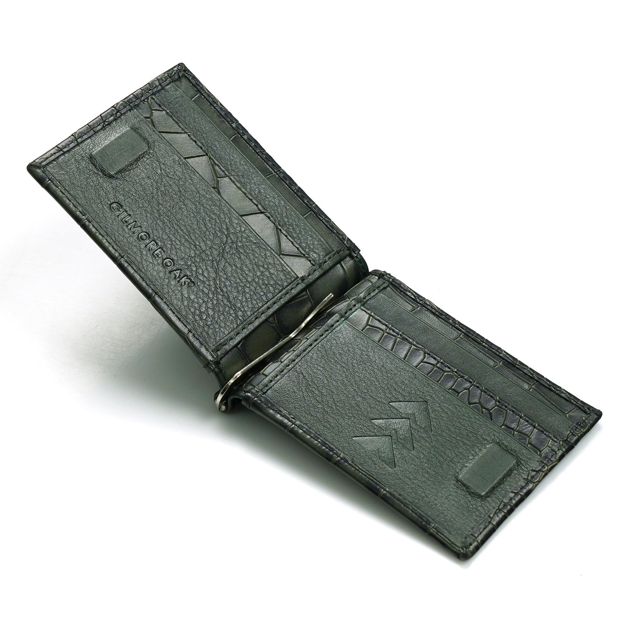 Green Gator Bifold Men Wallet