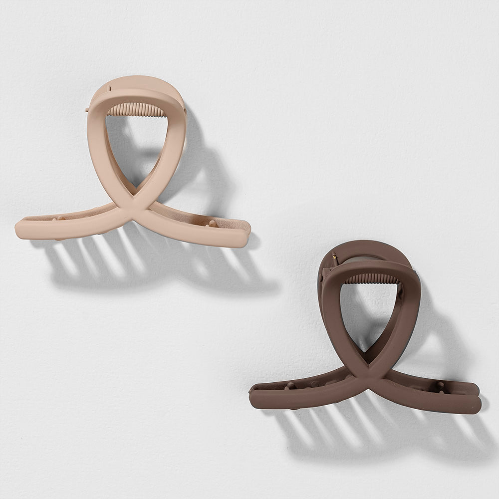Multi Hair Claw Clips Set of 2