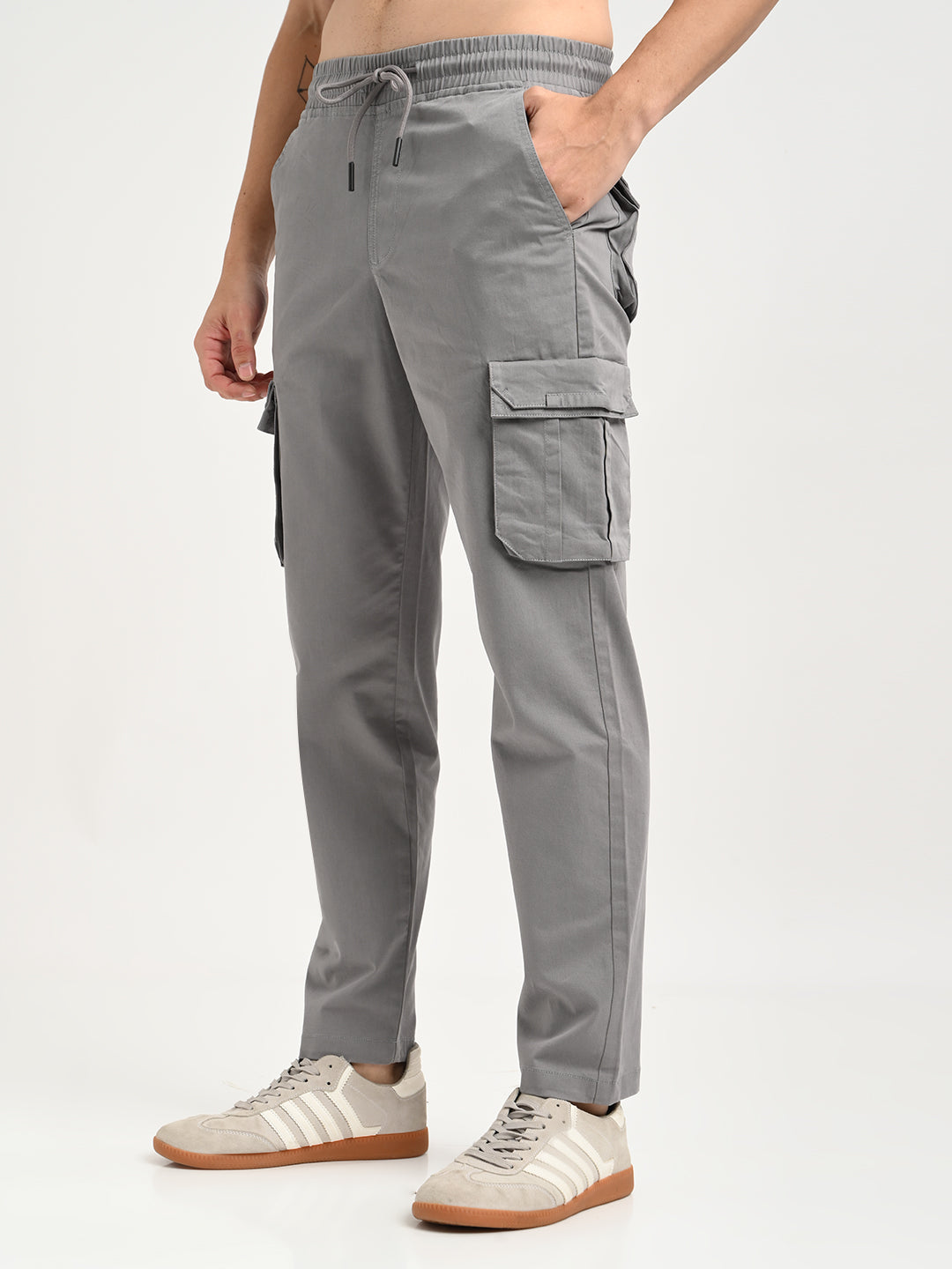 Men Cotton Cargo Trousers