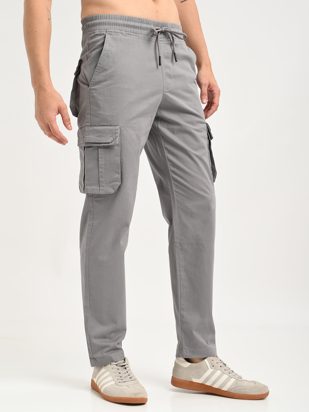 Men Cotton Cargo Trousers