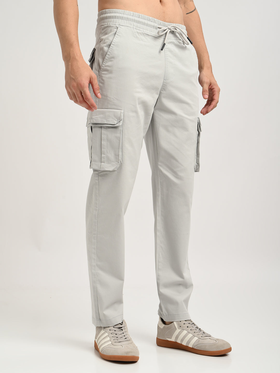 Men Cotton Cargo Trousers