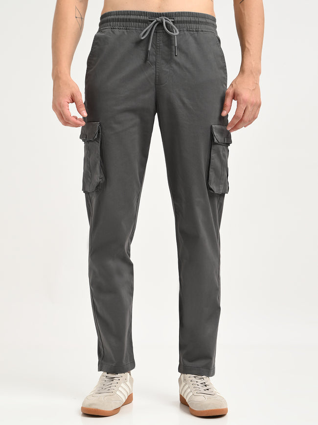 Men Cotton Cargo Trousers