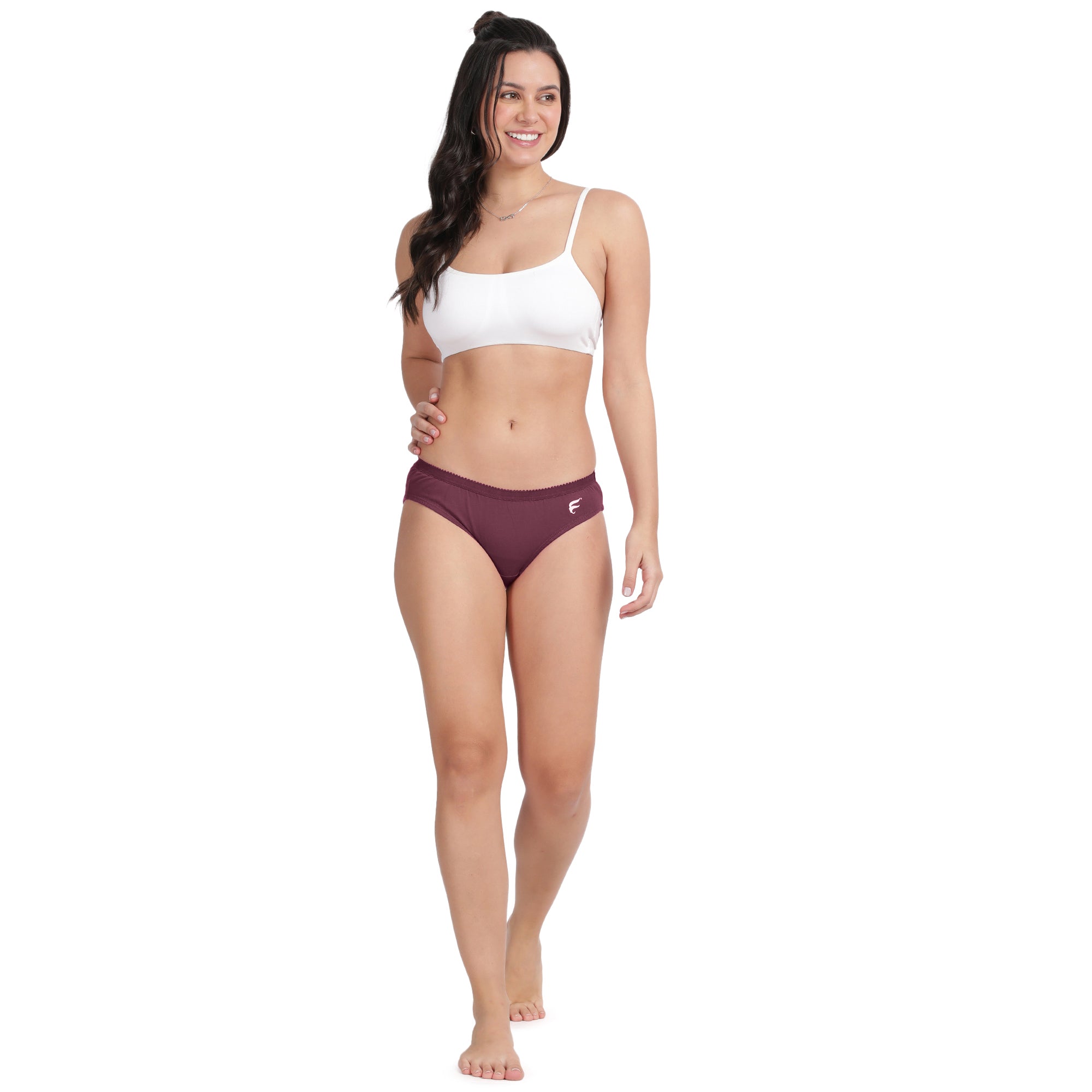 Low Rise Half Coverage Bikini Pack Of 3