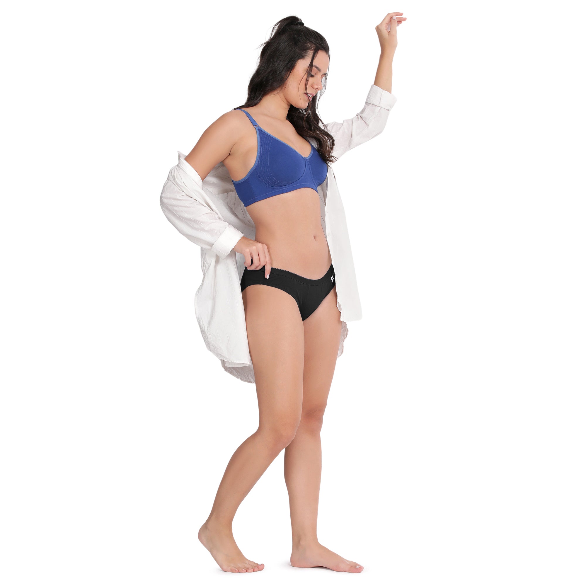 Low Rise Half Coverage Bikini Pack Of 3