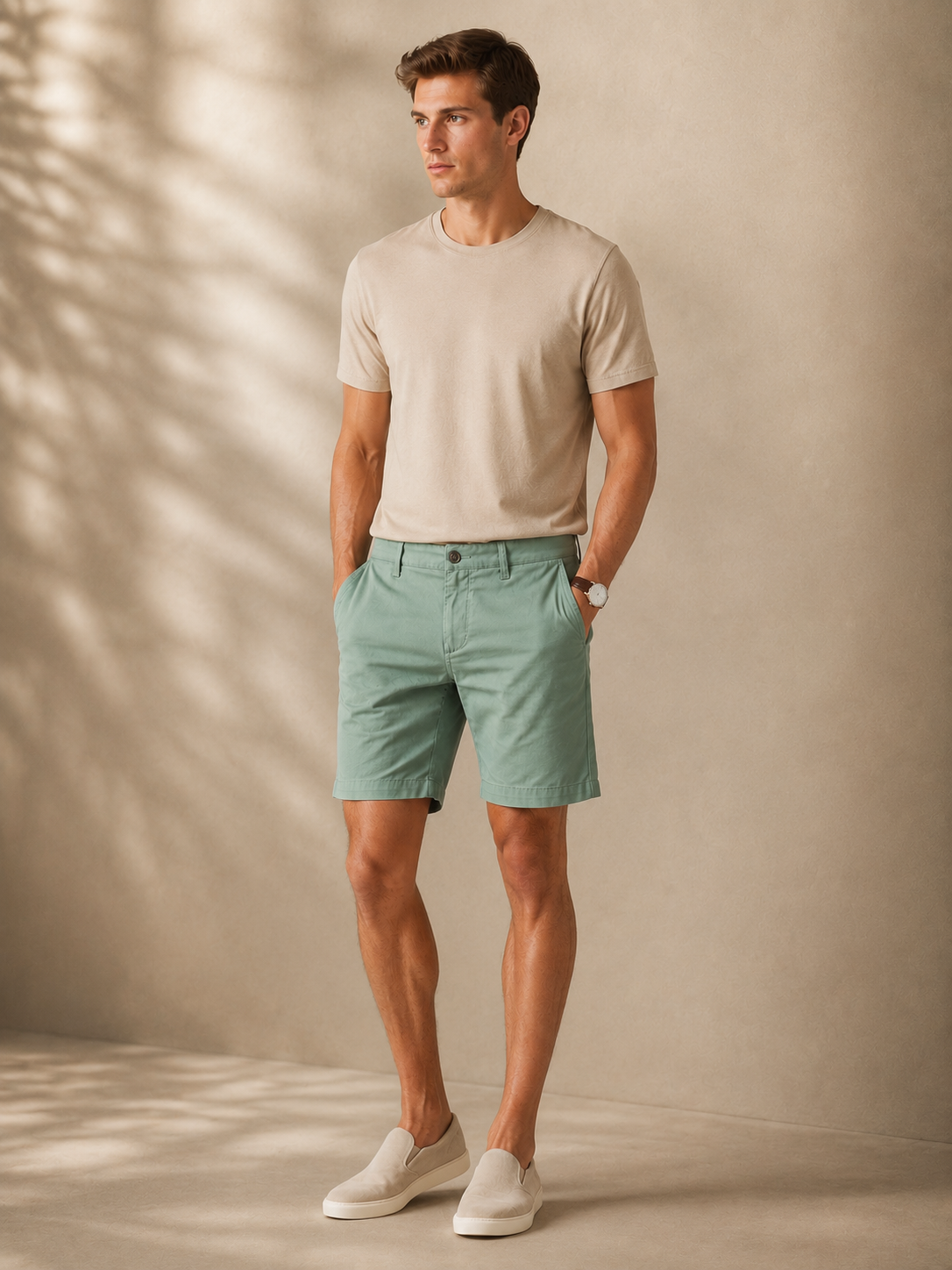 Men Sage Everyday Smart Shorts