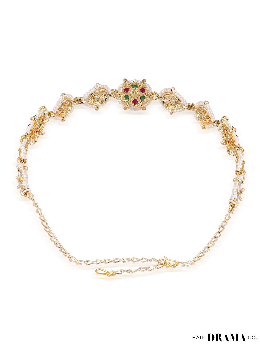 Women Multi Gold Plated Hair Band