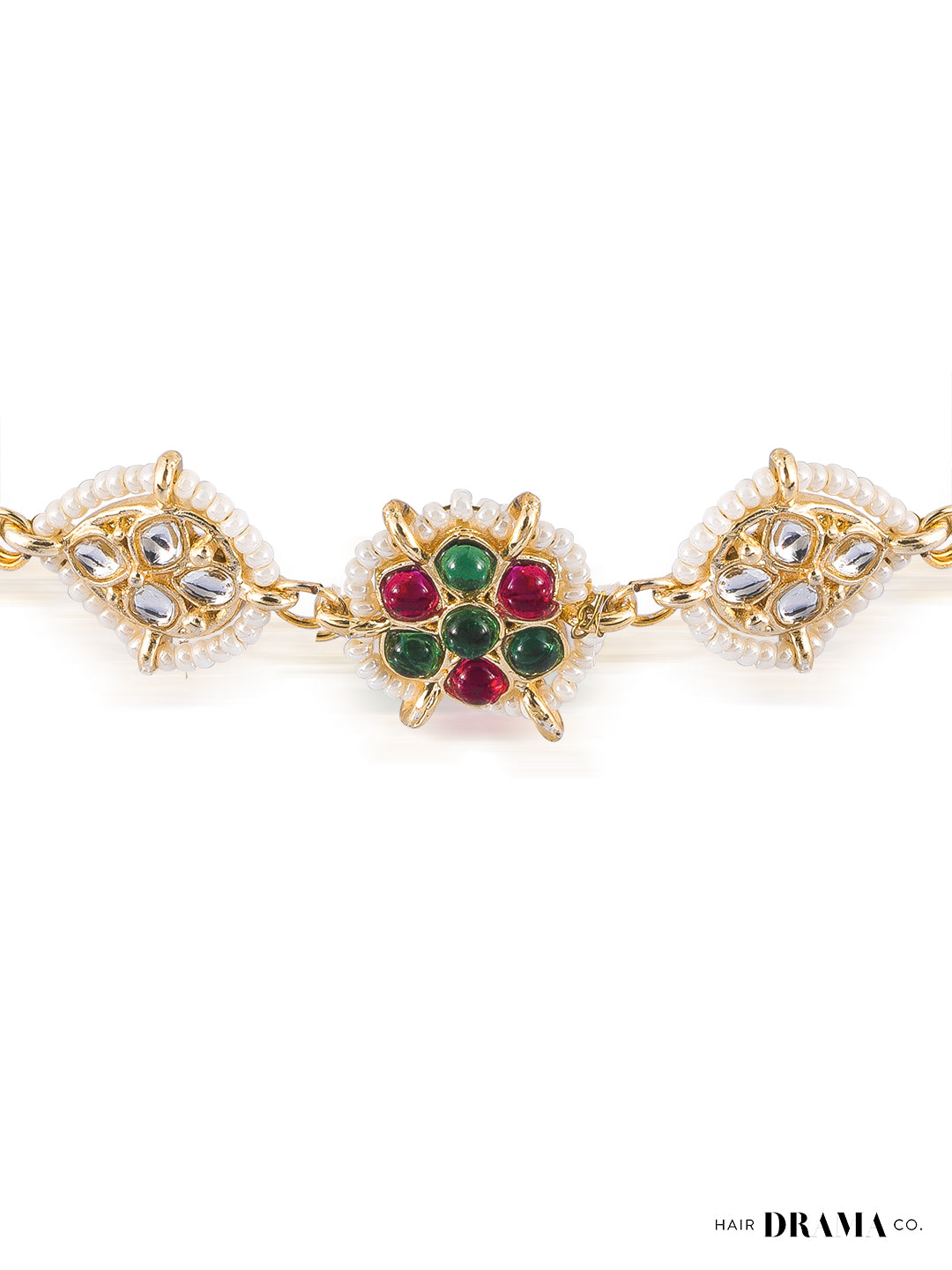 Women Multi Gold Plated Hair Band