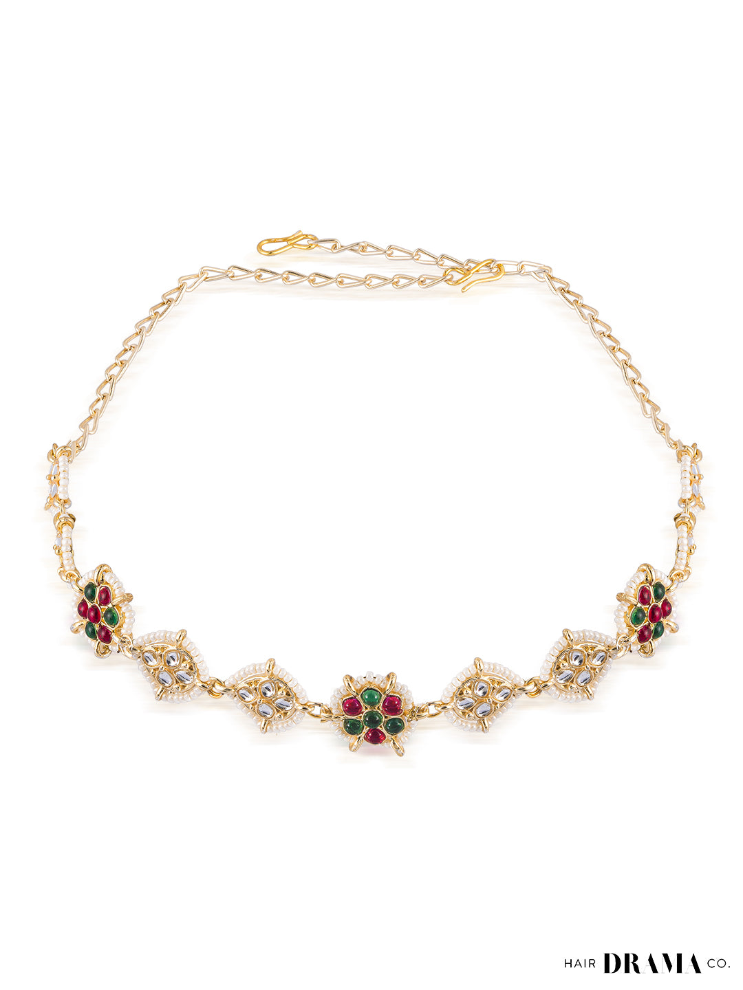 Women Multi Gold Plated Hair Band