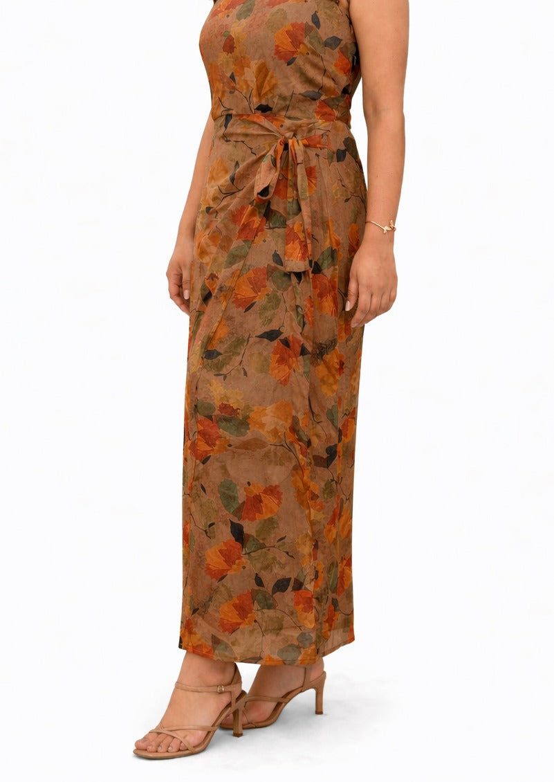 Women Floral Maxi Dress