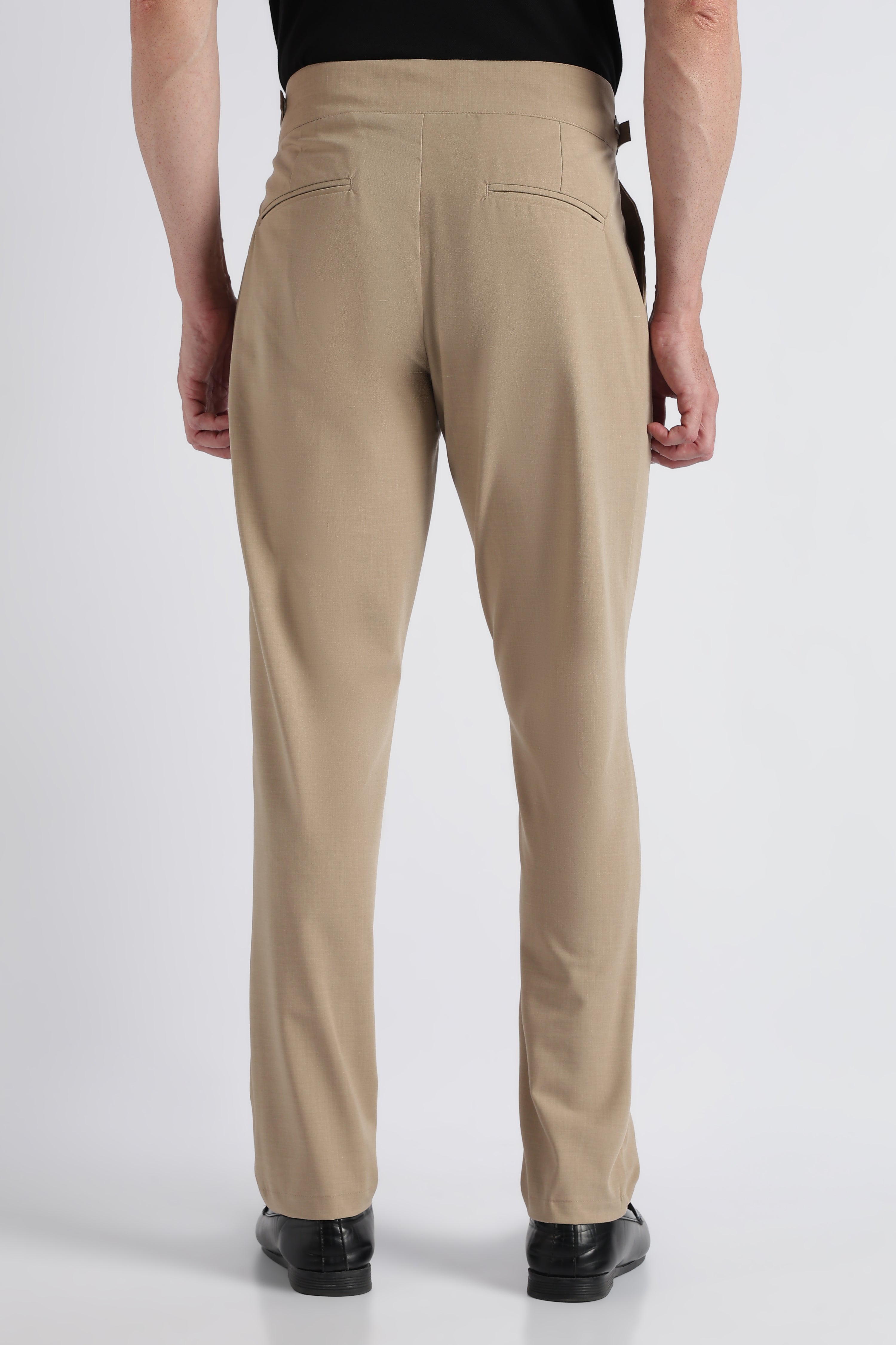 Men Beige Classic Gurkha Pant