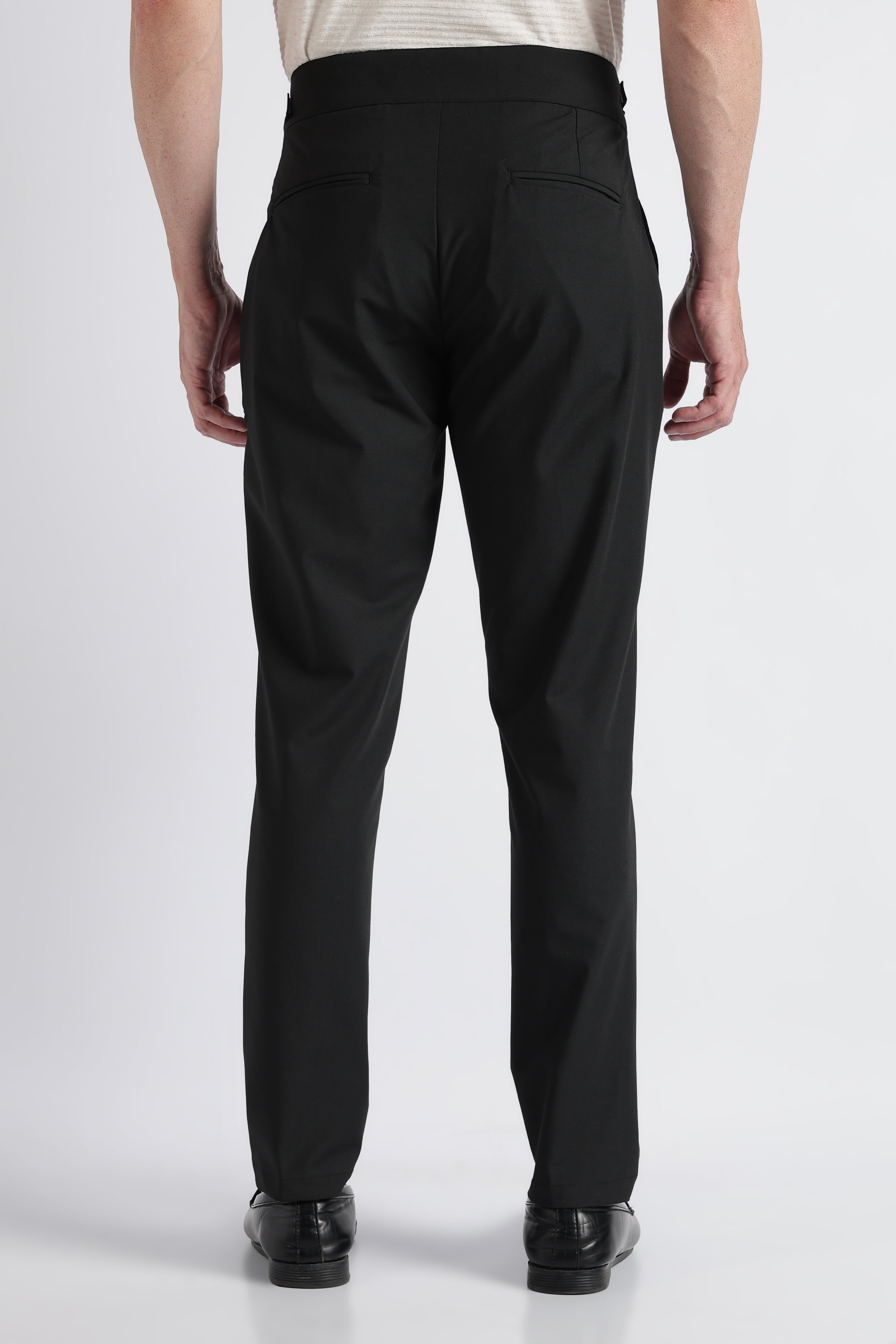 Men Black Classic Gurkha Pant
